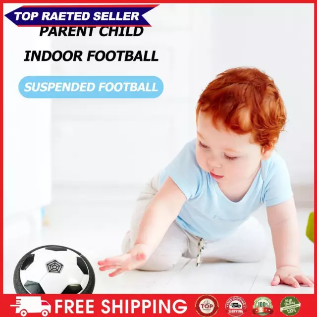 LED Music Kids Hover Soccer Ball Battery Operated Air Floating Disc (18cm) ♪