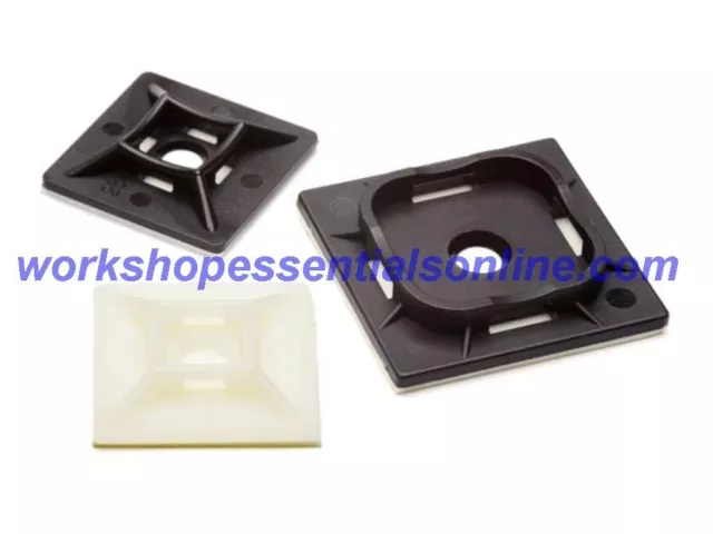 Cable Tie Self Adhesive Mounts-Screw or Rivet to Secure Maximum 13mm Cable Tie