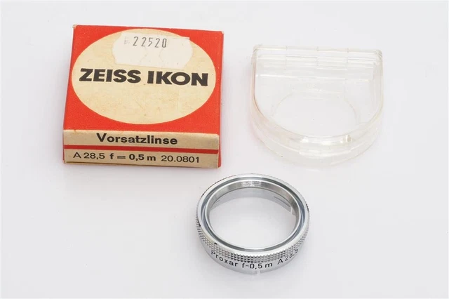 ANCIENNE LENTILLE ADITIONELLE Loupe A 20.5 909/0.5 Appareil Photo