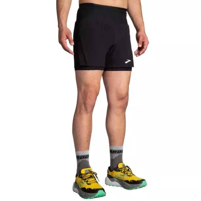 Brooks Pantaloncini Running Uomo - High Point 5" 2-in-1 Short 2.0 - 211495