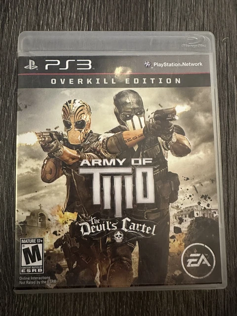 Army of Two: The Devil's Cartel -- Overkill Edition (Sony PlayStation 3, 2013) Army of Two: The Devil's Cartel -- Overkill Edition (Sony PlayStation 3, 2013)