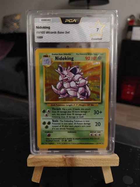 Carte Pokémon PCA 7 Nidoking 11/102 Wizards Base Set