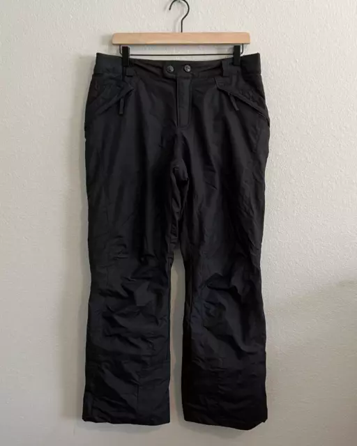 Columbia Snow Pants Womens Medium Black Ski Snowboard Omni Tech Waterproof Nylon