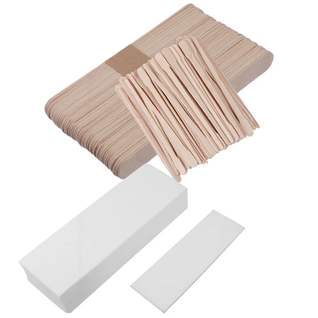 400 pz barretta di bellezza monouso spatola di legno cera bastone spatola