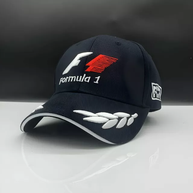 Adjustable Formula 1 Baseball Cap F1 One Black Hat Racing Team Motorsport Head