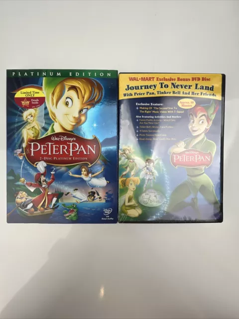 Walt Disneys Peter Pan 2-Disc Platinum Edition & Walmart Exclusive Bonus DVD