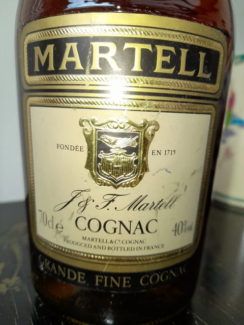 Grande Fine Cognac MARTELL- fin des années 70 - - 1 Blle  70 cl