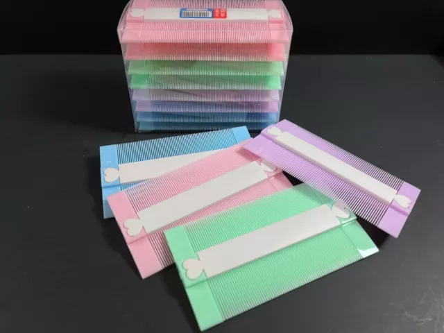 8PCS Double Sided Flea Nit Comb Lice Brush Pet Grooming Dog Puppy Cat Fine Tooth