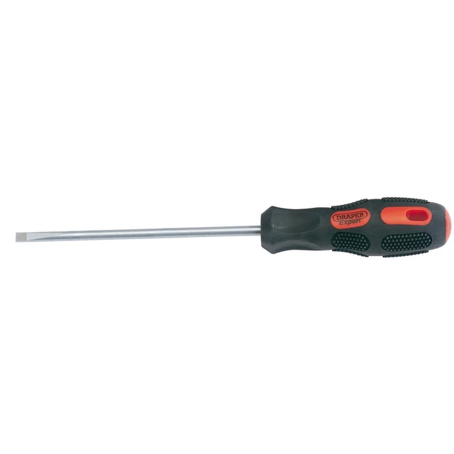 Draper 1x Expert 5mm x 200mm Plain Slot Parallel Tip Screwdriver Work Tool 40034