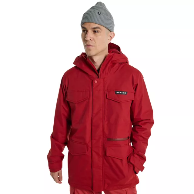 Burton Covert Veste de Ski Hommes Snow Veste Snowboard Veste D'Hiver Rouge