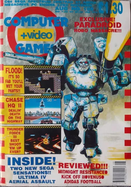 NEAR MINT - Computer & Video Games magazine - Issue # 105 - August 1990 CVG C&VG