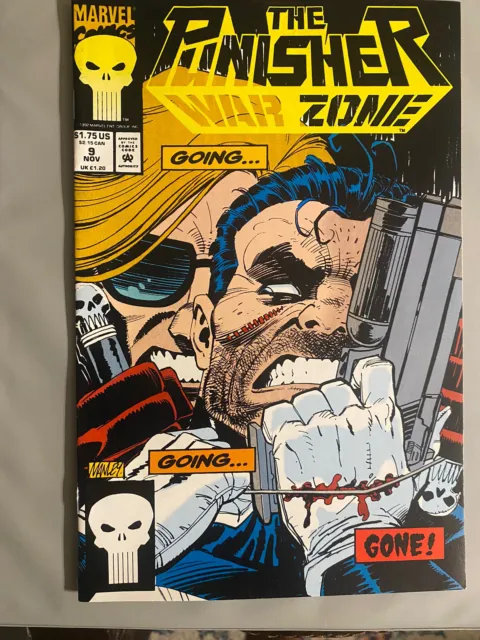 The Punisher War Zone #9 Nov 1992 Marvel Comic