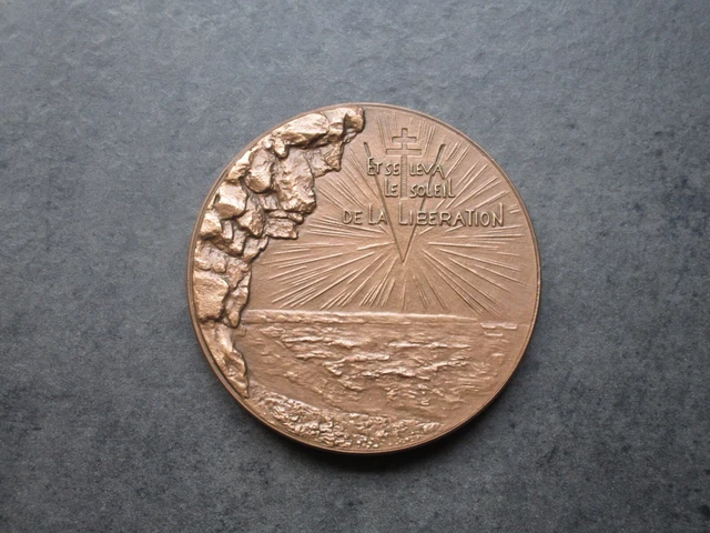 Médaille débarquement 1944 par J H Coeffin 1976
