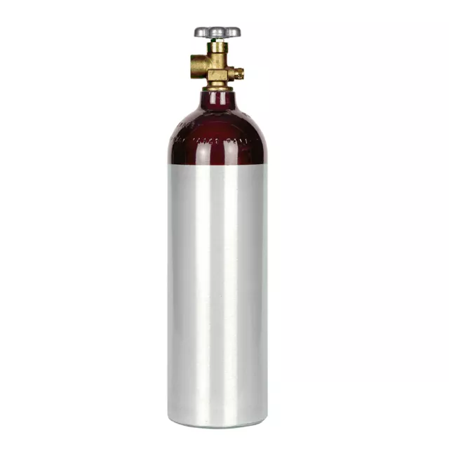 New 22 Cu Ft Aluminum Helium Cylinder CGA580 Valve Party Balloons Industrial