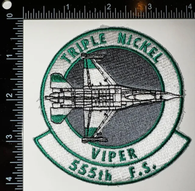 USAF 555th Fighter Squadron Triple Nickel Viper Patch