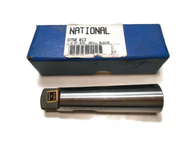 Morse Taper Drill Sleeve 1 MT Internal Taper 3 MT Outside Taper Made In India