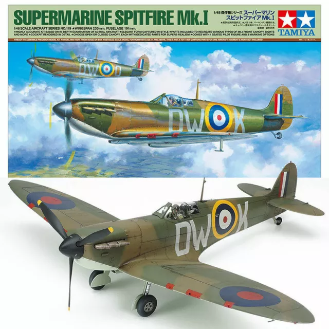 TAMIYA 61119 Spitfire Mk1.A 1:48 Aircraft Model Kit