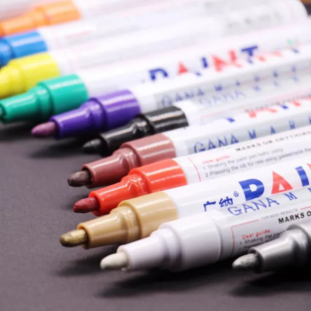 Waterproof Permanent Paint Marker Pen For Car Tyre Tire Tread Rubber Metal Pens