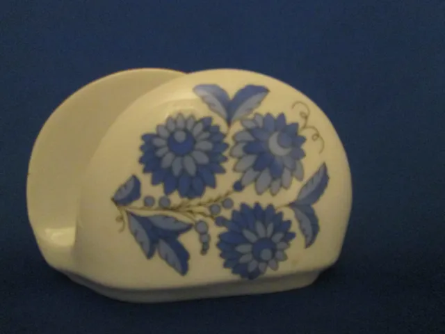 Kalocsa Hand Painted Porcelain Napkin Holder  laced with 24k Gold
