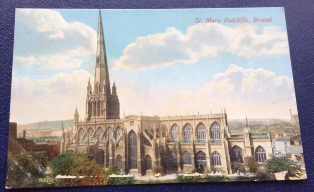 Postcard: St. Mary Redcliffe: Bristol: Un Posted