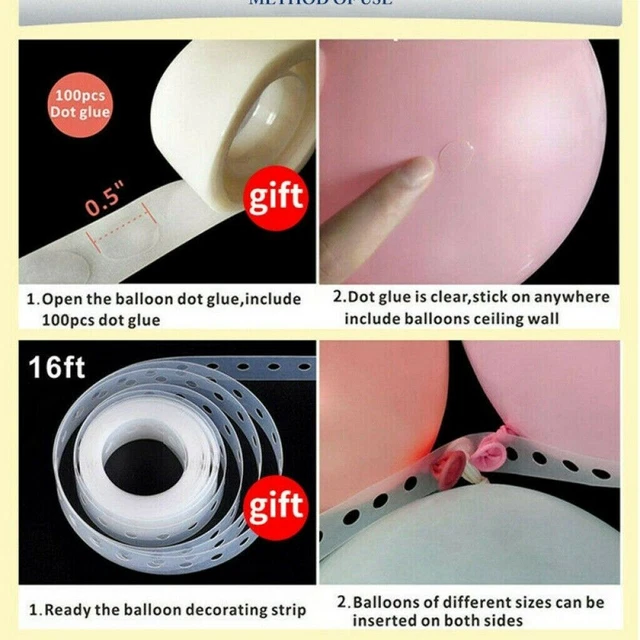 96 Macaron Peach Oro Rosa Ballonbogen Kit Ghirlanda Bebé Doccia Party Decoro