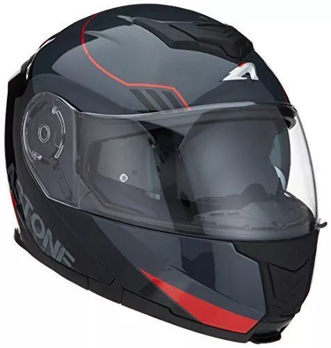 Casque Helmet Moduler RT1200 Upline Noir Rouge ASTONE Taille XXL Occasion