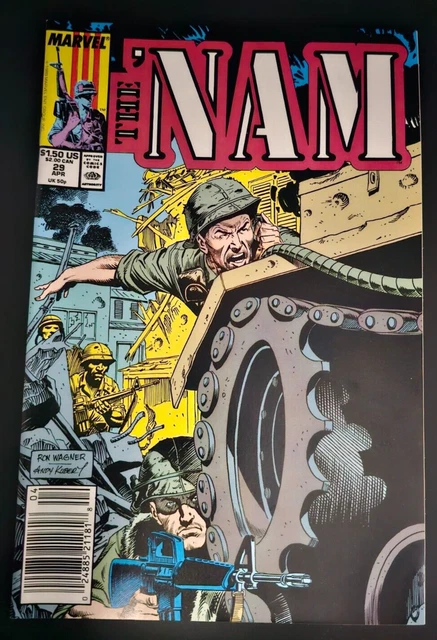 THE 'NAM Marvel Comics No. 29 "War and Peace" 1989 Doug Murray RAW