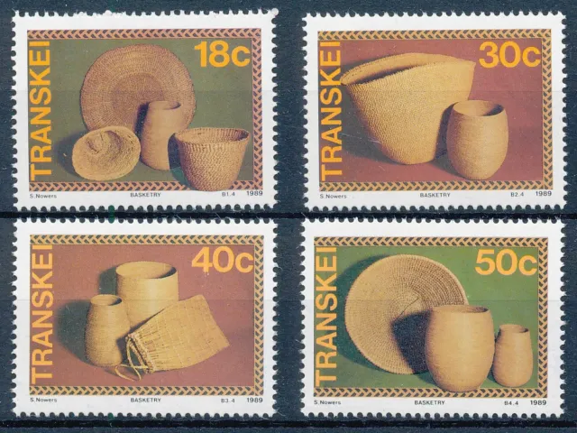 [BIN11890] Transkei 1989 Art good set of stamps very fine MNH