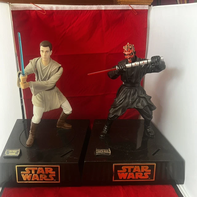 Star Wars Episode I Interactive Talking Works Bank Qui-Gon Jinn & Darth Maul