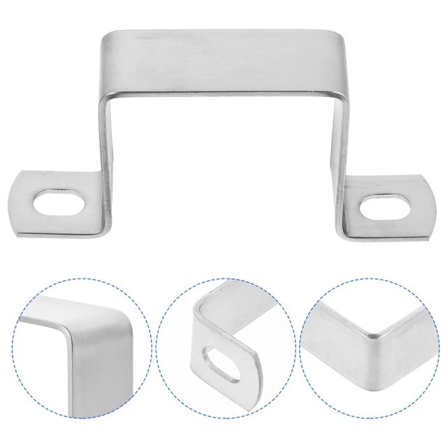 4pcs Pipe Hanger Pipe Support Base U Clip Pipe Supports