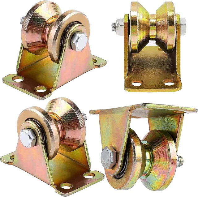 8 Pulegge In Acciaio Zincato - Carrucole Per Sollevamento, 100 Kg/pezzo, Con Cuscinetti A Sfera - Foto 4