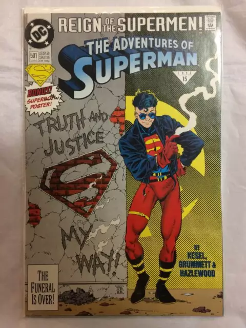 The Adventures of Superman #501 Comic Book DC 1993