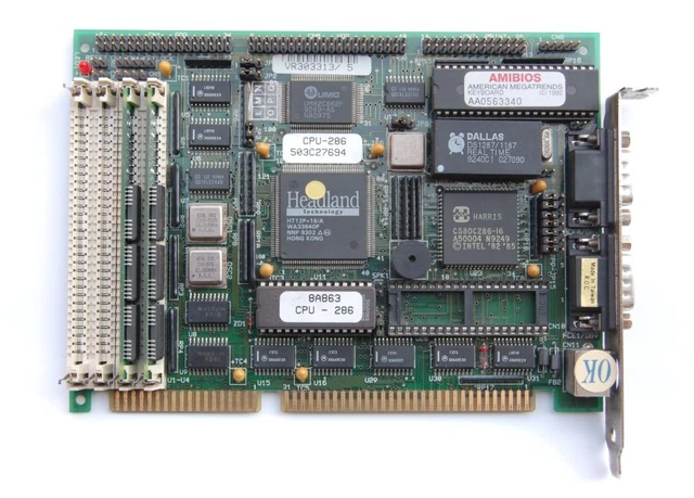 Scitex Dolev CPU board CPU-286 503C27694