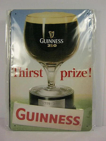 HMIEPRS 3 Pezzi Targa Metallo Vintage, Poster Vintage Birra, Segno Di Latta In Metallo Della Birra D'epoca, Decorazioni Retrò Poster Con Placca Murale - Foto 8