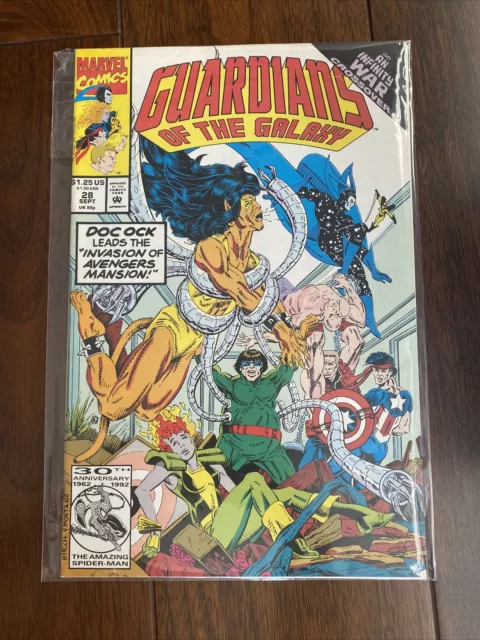 Guardians Of The Galaxy Issue #28 1992 Infinity War Cross Over