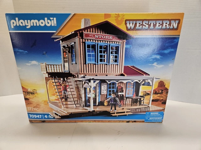Playmobil Western Store Set 70947 Wild West Cowboy New, Sealed! Playmobil Western Store Set 70947 Wild West Cowboy New, Sealed!
