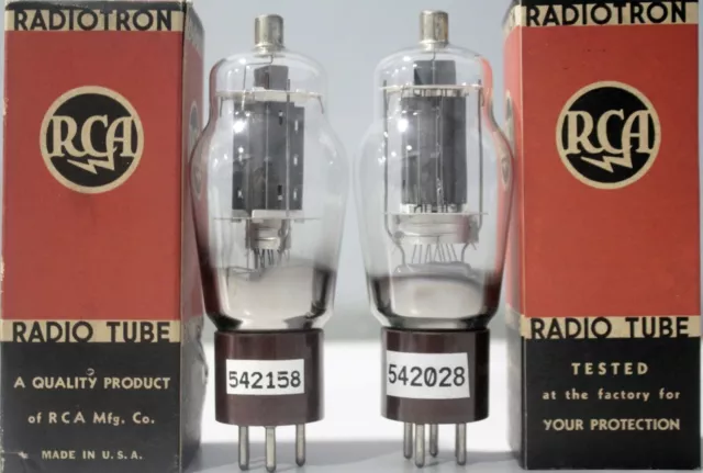 RCA 807 VT100 = 6L6 EL34 NOS Hergestellt in den USA Amplitrex getestet... 2