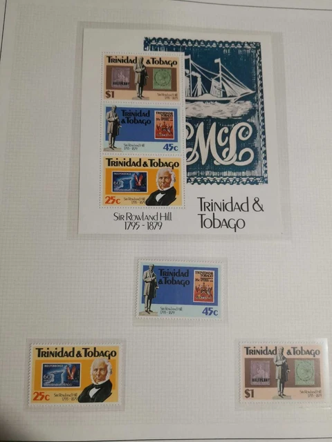 TRINIDAD and TOBAGO Scott# 318-321 ** MNH Sir Rowland Hill 1979