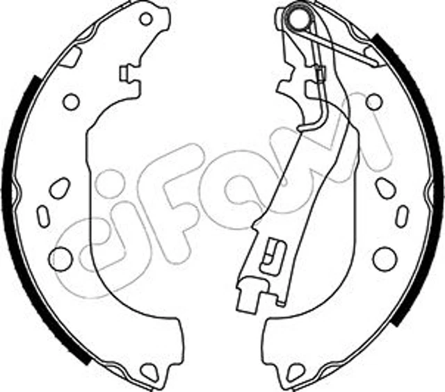 Kit ganasce freno CIFAM 153-099 per FIORINO PEUGEOT FIAT NEMO CITROËN BIPPER QUBO