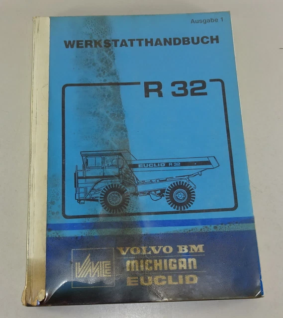 MANUEL D'ATELIER VOLVO Bm Camion Benne Type R32 EUR 89,61 - PicClick FR