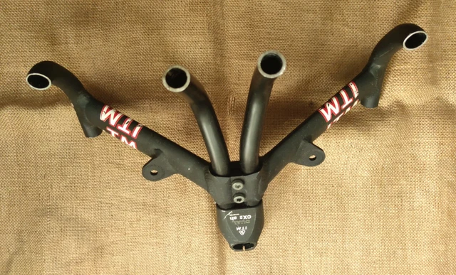 ITM DUAL CX2 AH Aerobars TT Chrono Handlebars 37cm with integrated