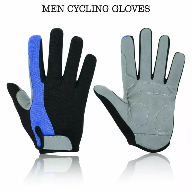 Men's Full Finger Cycling Gloves Anti Slip Thermal BMX MTB Bicycle Riding Bike