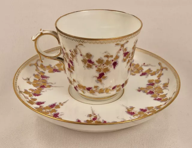 Antique Sevres Tea Cup & Saucer, Circa 1853  2