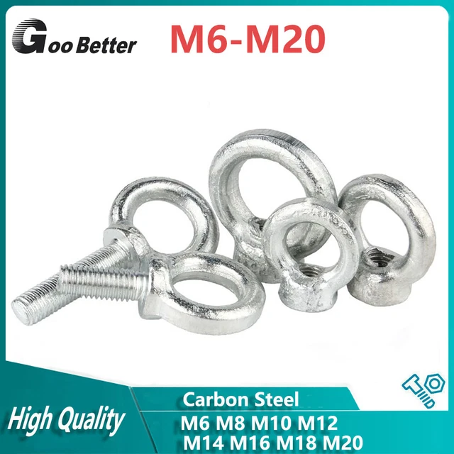 Vite Ad Anello Zincata Galvanicamente C15 – M6 M8 M10 M12 M16 – 5 - Foto 3