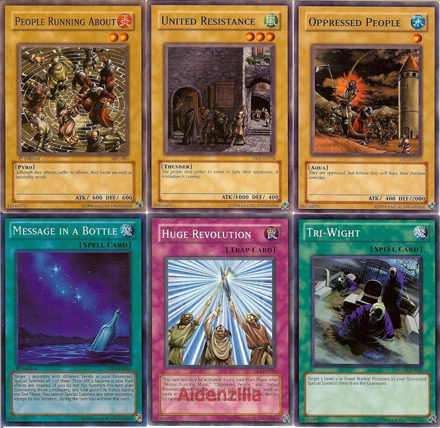 YUGIOH HUGE REVOLUTION Deck - Tri-Wight, Oppressed People, United  Resistance $25.00 - PicClick