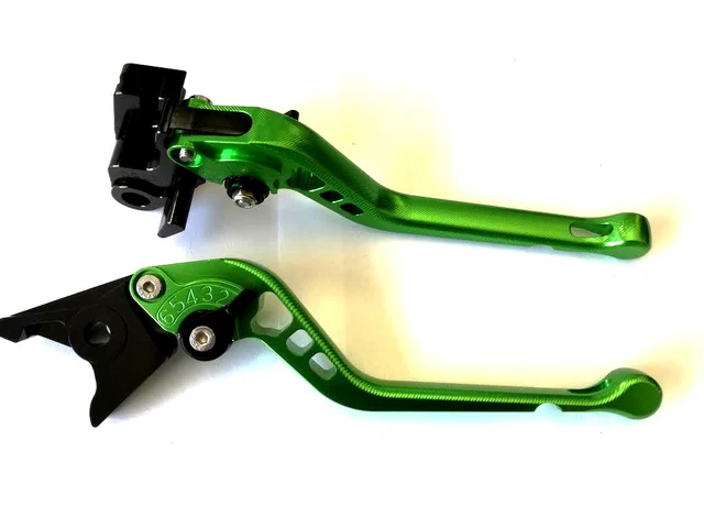 Leviers Frein Et Embrayage Longs – CNC Noir – Pour Kawasaki Versys 1000 (2012-2014) – Neuf Sans Marque