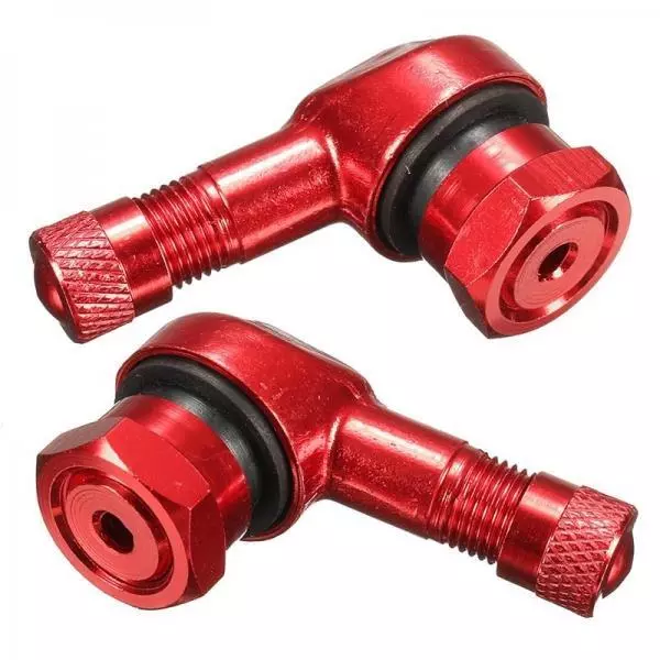 Valvole Ruote 90° Wheel 90° Valve in Alluminio Anodizzato Rosso APRILIA DUCATI