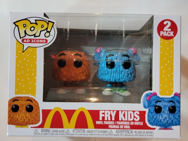 Mcdonalds Fry Bambini Pop! Vinile Figura 2 Confezione Funko Ad Icon