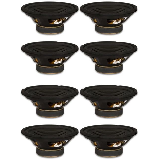 8 Goldwood Sound GW-208/8 OEM 8" Woofers 200 Watt each 8ohm Replacement Speakers