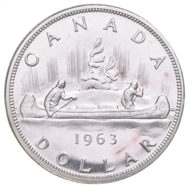1963 80% Silver Canadian Canada Silver Dollar *0791